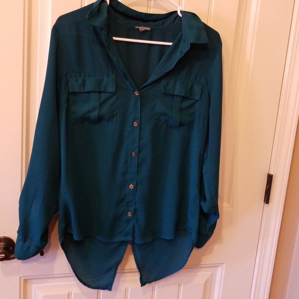 Teal Blouse